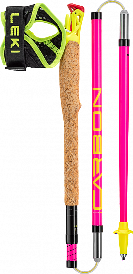 Палки Leki Ultratrail FX.One Black/Pink - Фото 1 большая