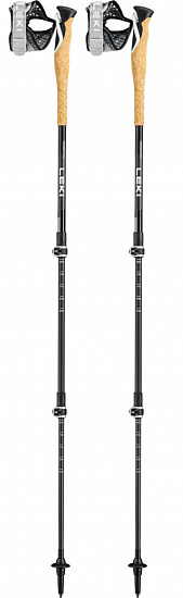 Палки Leki Cross Trail Lite Carbon Black/White/Naturalcarbon - Фото 1 большая