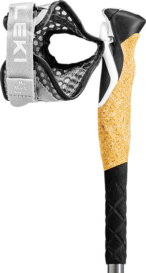 Палки Leki Cross Trail Lite TA Black/White/Lightblue - Фото 4 большая