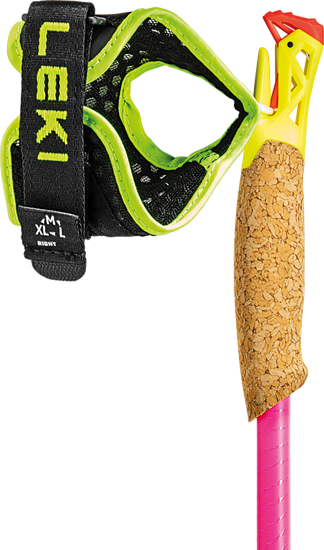 Палки Leki Ultratrail FX.One Superlite Neonpink/Neonyellow/Naturalcarbon - Фото 4 большая