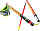 Палки Leki Micro Trail Pro Neon Red/Grey/Neon Yellow - Фото 3 малая