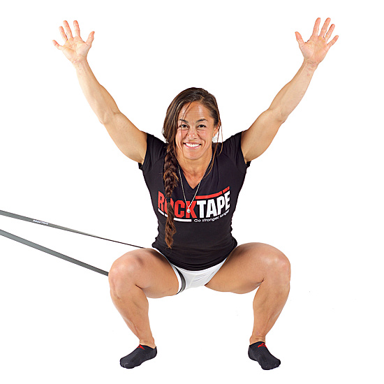 Резиновая петля RockTape RockBand, 104см x 4.5мм x 1.2см Зеленый - Фото 2 большая