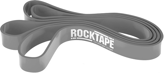 Резиновая петля RockTape RockBand, 104см x 4.5мм x 2.5см Серый - Фото 1 большая