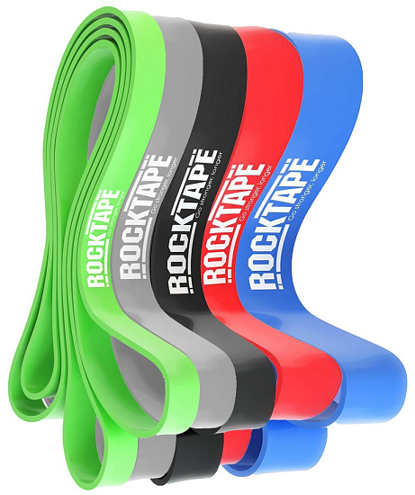Резиновая петля RockTape RockBand, 104см x 4.5мм x 3.2см Черный - Фото 4 большая