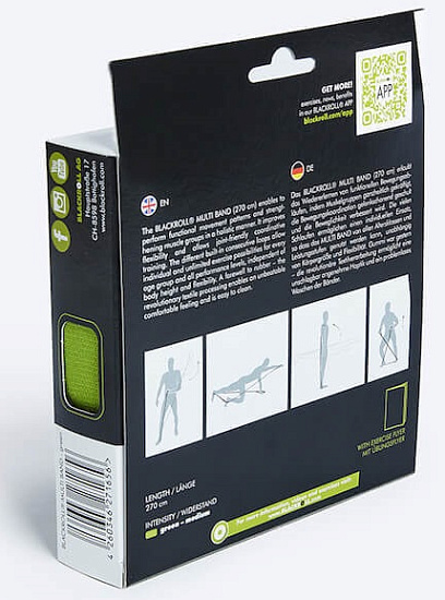Эластичная лента Blackroll Multi Band 270 см Зеленый - Фото 4 большая