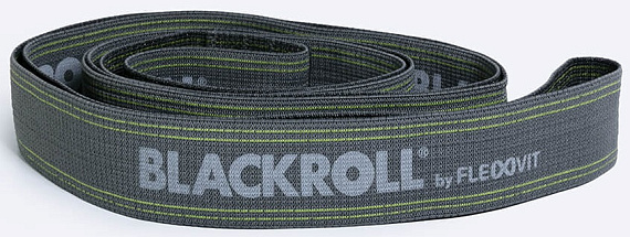 Эспандер-лента Blackroll Resist Band 190 см "Тяжелое сопротивление" Серая - Фото 2 большая