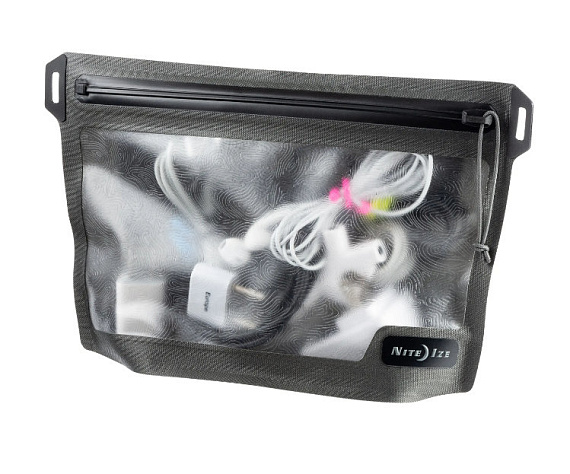 Водонепроницаемая сумка Nite Ize RunOff Waterproof 3-1-1 Pouch Charcoal - Фото 8 большая