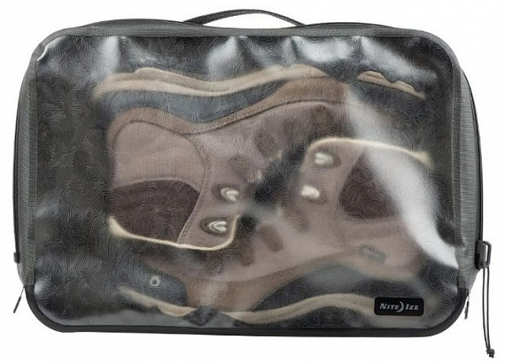 Водонепроницаемая сумка Nite Ize RunOff Waterproof Large Packing Cube Charcoal - Фото 3 большая
