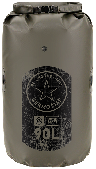 Гермомешок Germostar Pro ПВХ Литой 90л Хаки - Фото 1 большая
