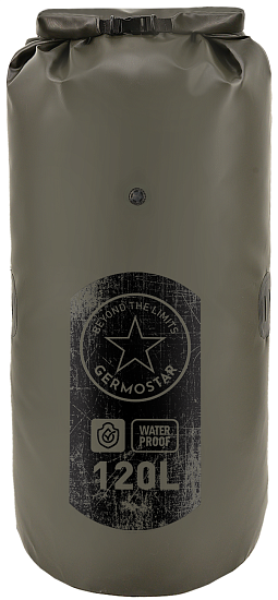 Гермомешок Germostar Pro ПВХ Литой 120л Хаки - Фото 1 большая