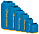 Гермомешок Sea to Summit Evac Dry RCS 35 Blue - Фото 5 малая