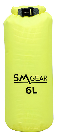 Гермомешок SMGear Таффета Лайт 6 Лимонный/Зеленый - Фото 1 большая