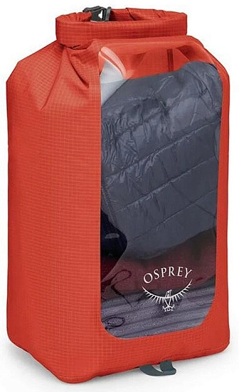 Гермомешок Osprey Dry Sack 20 W/Window Mars Orange - Фото 2 большая