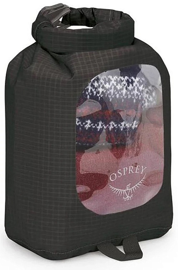 Гермомешок Osprey Dry Sack 3 W/Window Black - Фото 2 большая