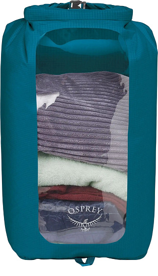 Гермомешок Osprey Dry Sack 35 W/Window Waterfront Blue - Фото 3 большая