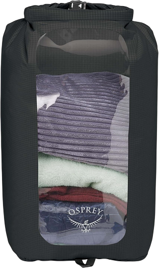 Гермомешок Osprey Dry Sack 35 W/Window Black - Фото 2 большая