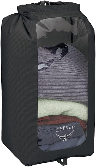 Гермомешок Osprey Dry Sack 35 W/Window Black - Фото 2 большая