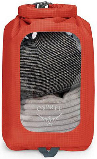 Гермомешок Osprey Dry Sack 6 W/Window Mars Orange - Фото 1 большая