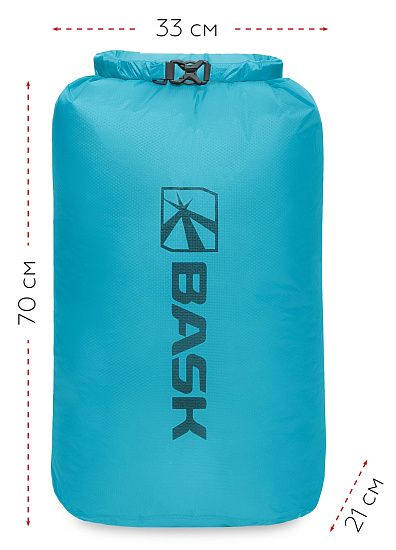 Гермомешок Bask Dry Bag Light 36 морская волна - Фото 2 большая