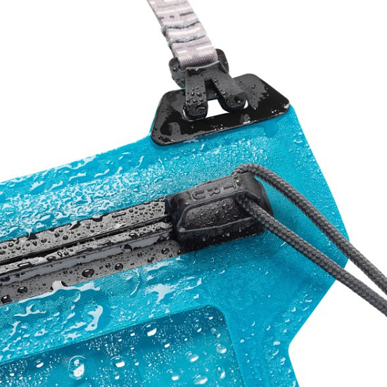 Водонепроницаемая сумка Nite Ize RunOff Waterproof Phone Pouch Blue - Фото 4 большая