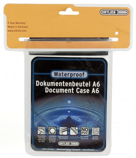 Чехол Ortlieb Document Bag A6 Black - Фото 1 большая