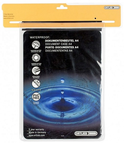 Чехол Ortlieb Document Bag A4 Black - Фото 1 большая
