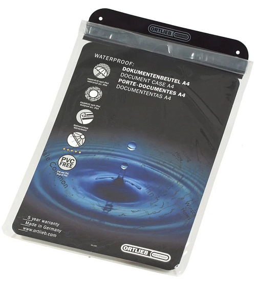 Чехол Ortlieb Document Bag A4 Black - Фото 3 большая