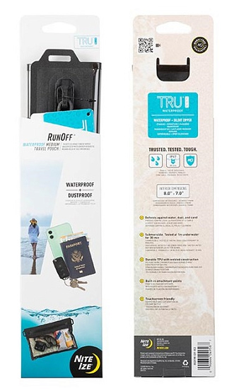 Водонепроницаемая сумка Nite Ize RunOff Waterproof Medium Charcoal - Фото 8 большая
