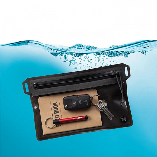 Водонепроницаемая сумка Nite Ize RunOff Waterproof Small Charcoal - Фото 5 большая