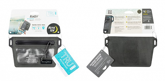 Водонепроницаемая сумка NiteIze RunOff Waterproof Wallet - Фото 7 большая