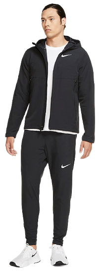 Куртка мужская Nike Winterised Woven Black/Black - Фото 3 большая