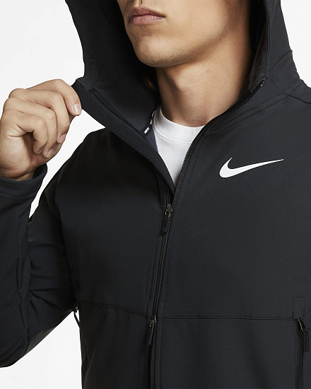 Куртка мужская Nike Winterised Woven Black/Black - Фото 5 большая