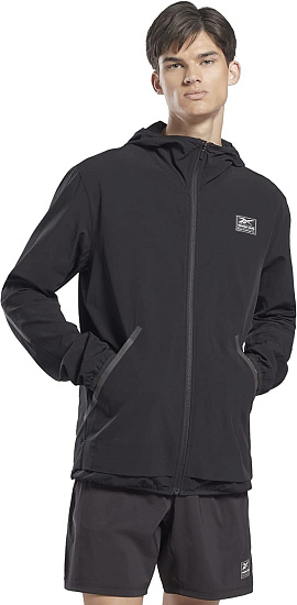 Куртка мужская Reebok Certified Jacket Черный - Фото 2 большая
