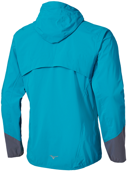 Куртка мужская Mizuno Waterproof 20K Er Capri Breeze - Фото 2 большая