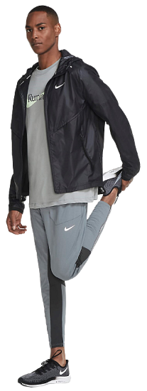 Куртка мужская Nike Shieldrunner Black - Фото 3 большая