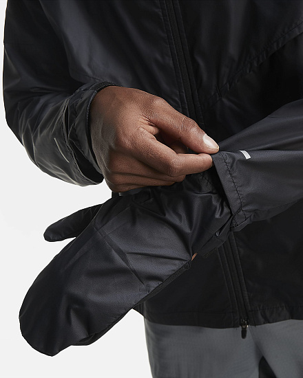 Куртка мужская Nike Shieldrunner Black - Фото 9 большая
