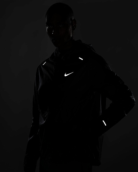 Куртка мужская Nike Shieldrunner Black - Фото 10 большая
