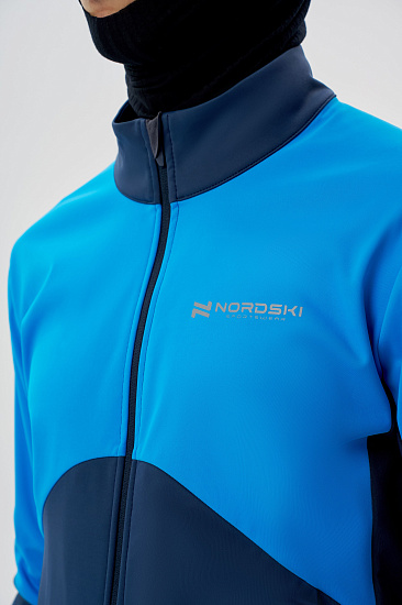 Куртка мужская Nordski Pro 2.0 Light Blue/Blue - Фото 6 большая