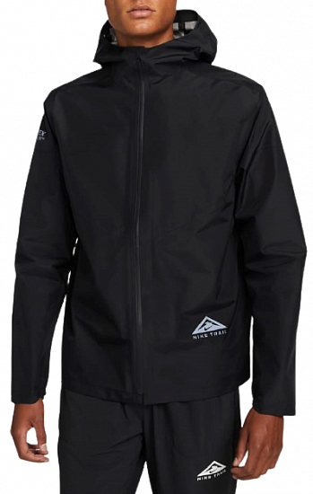 Куртка мужская Nike Trail Gore-Tex Black/Dark Smoke Grey - Фото 1 большая