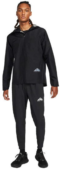 Куртка мужская Nike Trail Gore-Tex Black/Dark Smoke Grey - Фото 2 большая