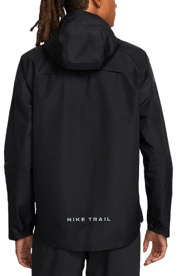 Куртка мужская Nike Trail Gore-Tex Black/Dark Smoke Grey - Фото 3 большая