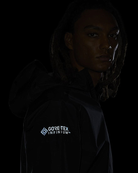 Куртка мужская Nike Trail Gore-Tex Black/Dark Smoke Grey - Фото 12 большая
