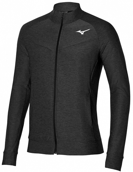 Куртка мужская Mizuno Training Чер.Меланж - Фото 1 большая