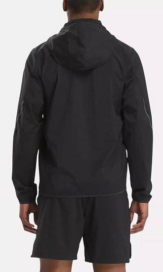 Куртка мужская Reebok Speed Black - Фото 3 большая