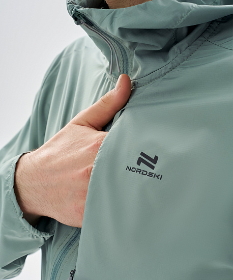 Куртка мужская Nordski Easy Run Ice Mint - Фото 8 большая