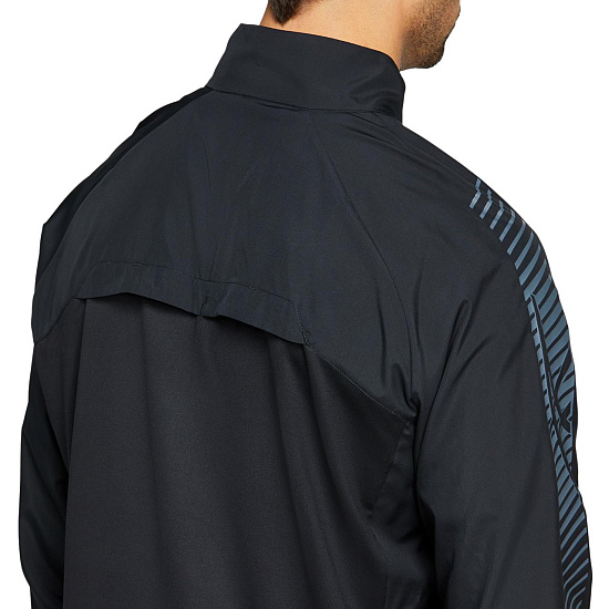 Куртка мужская ASICS Icon Performance Black/Carrier Grey - Фото 4 большая