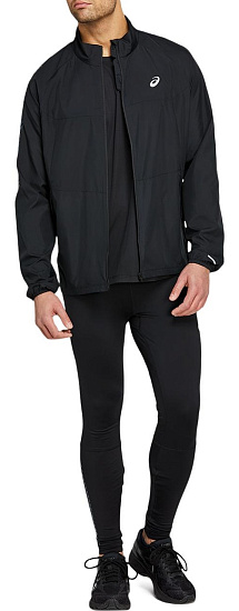 Куртка мужская ASICS Icon Performance Black/Carrier Grey - Фото 6 большая