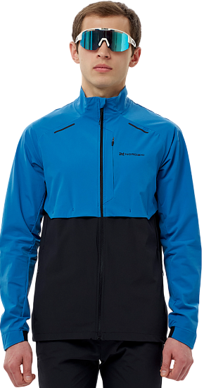 Куртка мужская Nordski Pro Energy Running Sea/Black - Фото 3 большая