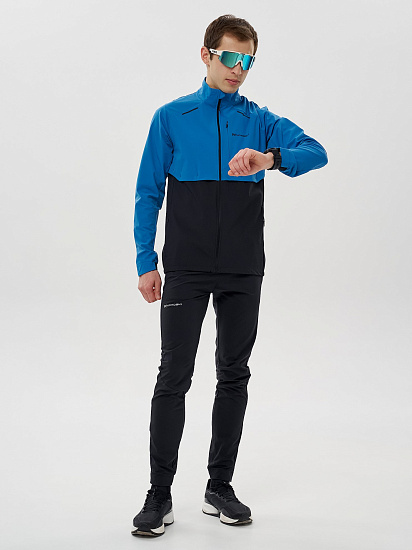 Куртка мужская Nordski Pro Energy Running Sea/Black - Фото 14 большая