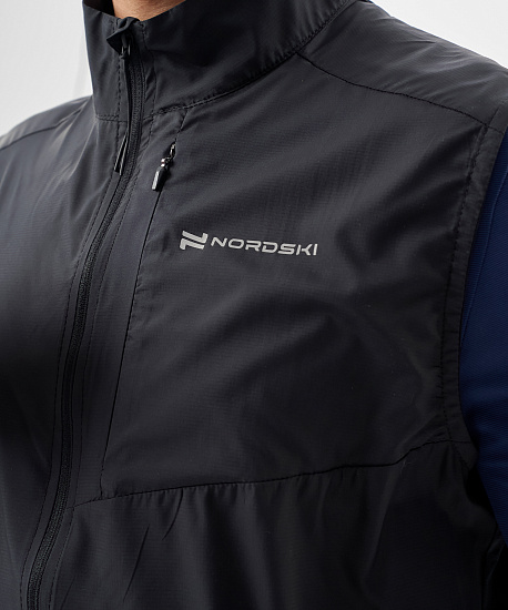 Жилет мужской Nordski Upcast Black - Фото 3 большая